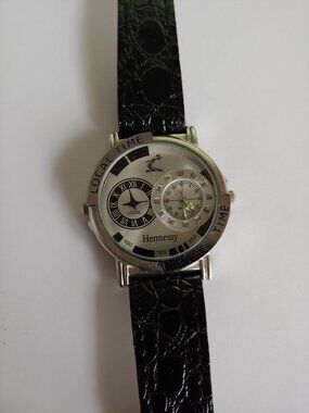 Hennessy Mens watch, full size, 1.5'' crown to crown.